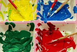 Kinder lernen malen, Techniken, Umgang mit Farben lernen